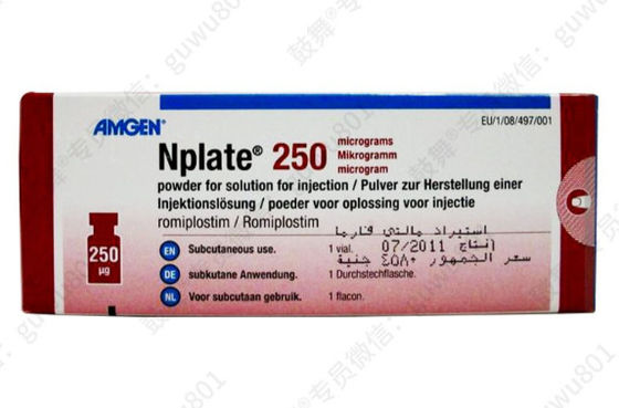 購入 Amgen Romiplostim_ Nplate 250μg/ボトル (箱) 免疫性血栓腫症 (ITP) この薬の治療中に適用されます online manufacture