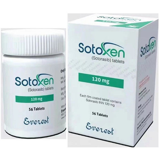 Amgen、Everest  Sotorasib AMG-510 Lumakras  120mg*240  tablets for stage 1 2 3 lung cancer Non-small cell lung cancer