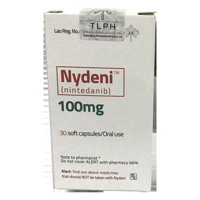 100mg ニンテダニブ ニデニ 肺がんに対する免疫療法薬